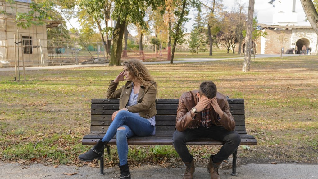sad couple