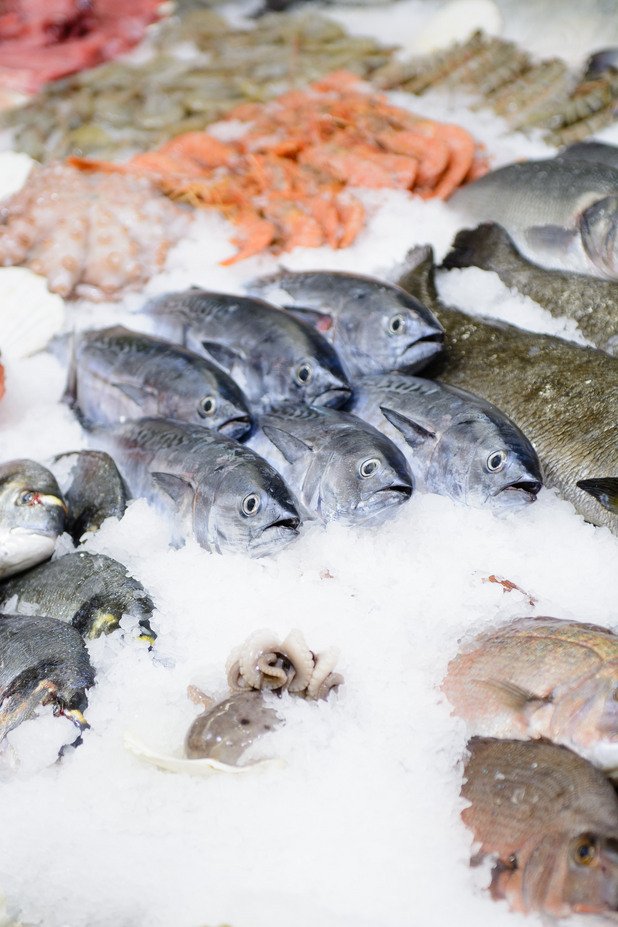 Рибната селекция предлага над 40 вида гръцка, черноморска и речна риба, както и многообразие от рибни салати.

