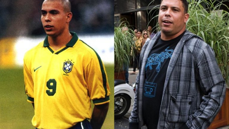 6. Роналдо
Роналдо Луиш Назарио де Лима е един от най-известните футболисти в света. За съжаление, след като получи поредица от контузии, се мъчеше да поддържа идеалното тегло.
През 2007 г. стана ясно, че страда от заболяване, което направи борбата му с теглото още по-трудна. Някога бразилецът тежеше 72 кг, но после стигна до 100 кг. Роналдо се пенсионира от професионалния футбол на 34-годишна възраст.