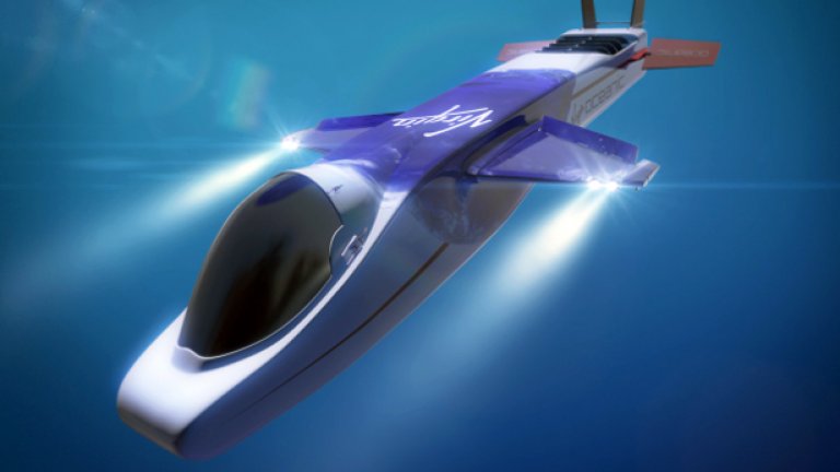 В голяма степен подводницата изглежда като самолет, което спомага за по-лесния й "полет" до подводните й дестинации