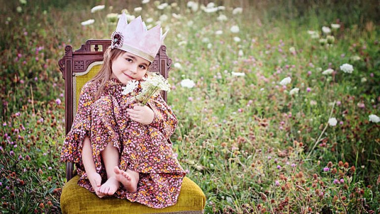 дете, момиче, принцеса