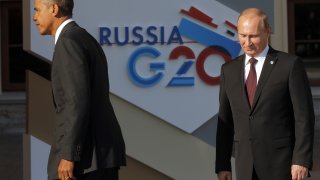 Vladimir Putin, Barack Obama