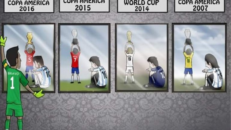 Четвърти финал, четвърта загуба за Лионел Меси...