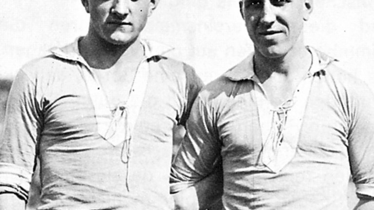 Ернст Куцора и Фриц Шепан отбелязват близо 500 гола в златните години на Шалке.