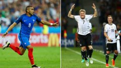 Франция и Германия излизат един срещу друг във втория полуфинал на Евро 2016 и ще определят финалиста, който ще спори за трофея с Португалия. Време е за вашите прогнози: