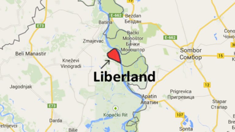 Либерландия има своите 7 кв. км на картата на света