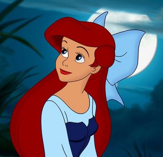 Друга червенокоса анимационна звезда е малката русалка Ариел – сладка като гъст сироп,

невинна и закачлива