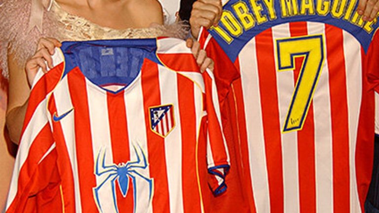 Когато Скалата, Уил Смит и Спайдърмен "играха" за Атлетико Мадрид