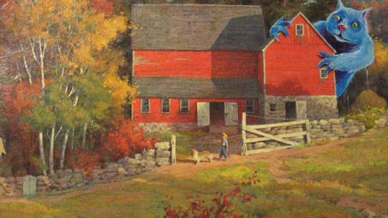 Спайдърмен нахлува в класически картини