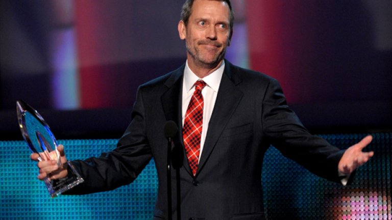 Хю Лори е включен в рекордите на Гинес като най-гледаната водеща фигура в телевизионна програма