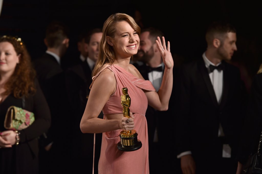 И Бри Ларсън на партито на Vanity Fair след Оскарите