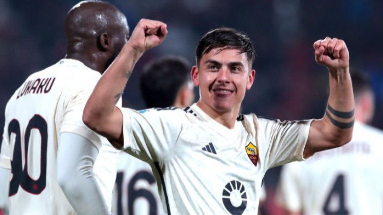 Де Роси с нова победа, Дибала и Лукаку отново блестят за Рома