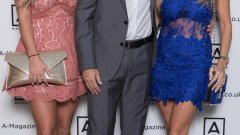 Ашли Уорд със съпругата си Доун и дъщеря си Тейлър