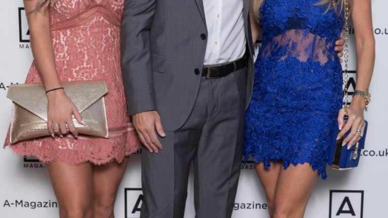 Ашли Уорд със съпругата си Доун и дъщеря си Тейлър