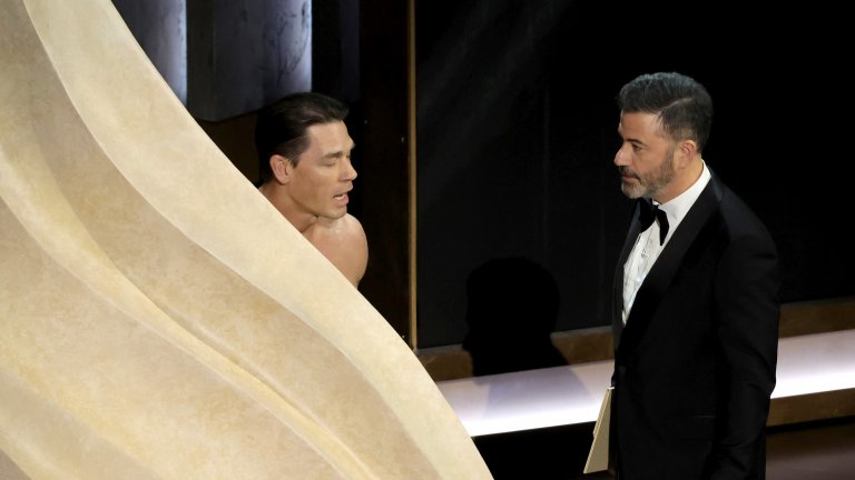 Голият Джон Сина и още няколко разсънващи момента на наградите “Оскар”