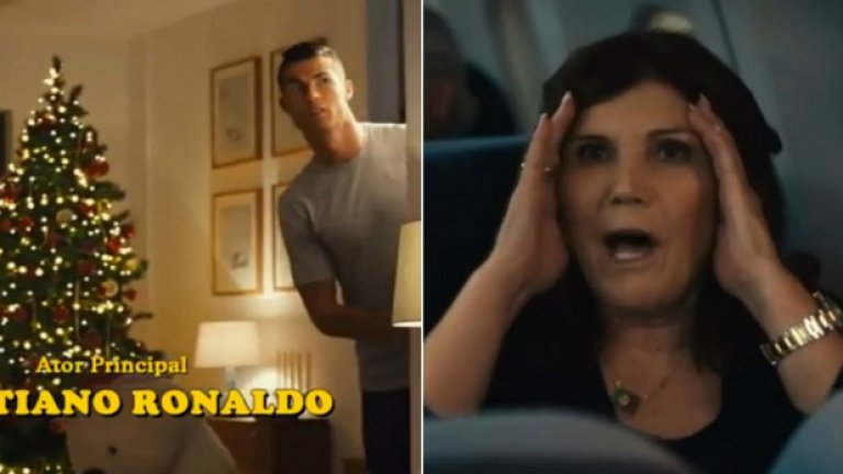 Кристиано Роналдо влезе в ролята на Маколи Кълкин и бе оставен „сам вкъщи“ в нова коледна реклама
