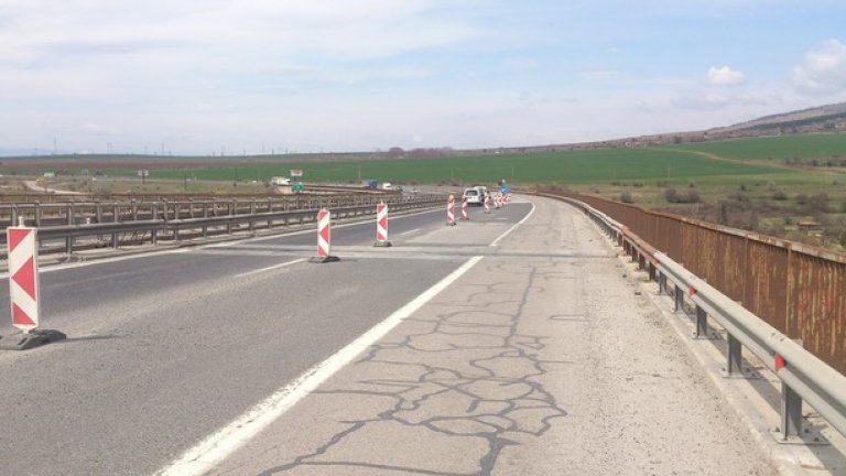 От 1 септември започва ремонт на около 30 км от „Хемус" между Шумен и Варна