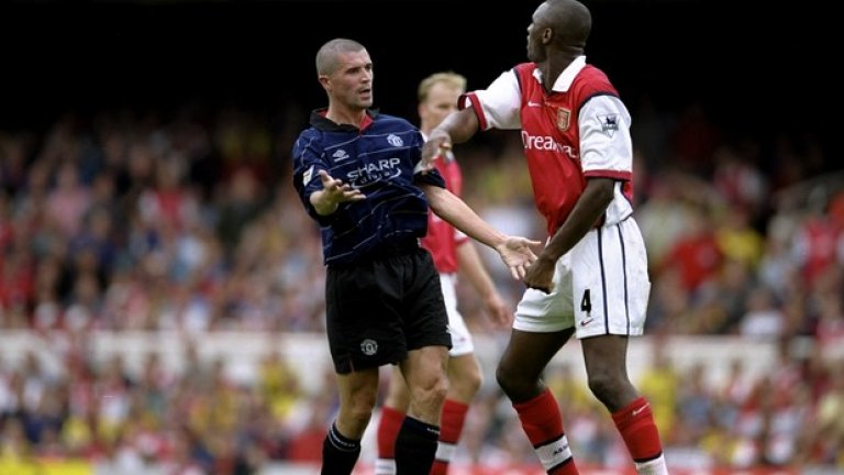 Кийн и Виейра обичаха битките един с друг, когато Арсенал и Юнайтед се срещаха във Висшата лига с тях в полузащитата.  Безкомпромисни и лидери, нито един не отстъпваше.