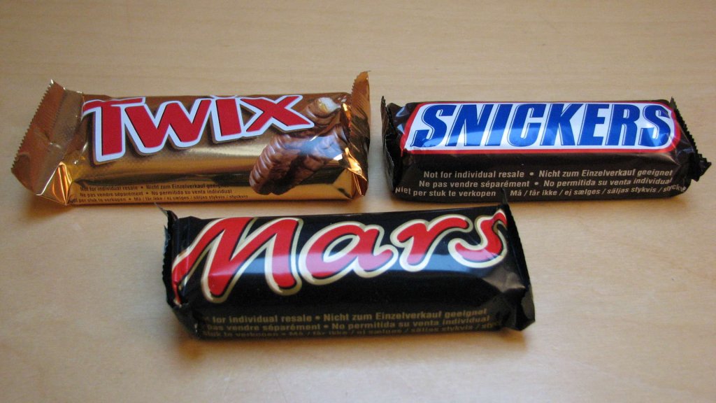 MARS TWIX SNICKERS
