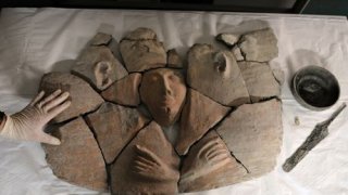 Sarcophagus remains found in Israel
