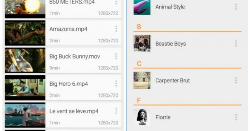 VLC
Може би ползвате лекия и многофункционален медия плейър на компютъра си. Е, VLC вече го има и за Android и е способен да възпроизведе почти всеки видео или аудио формат, който му подхвърлите. Плейърът се справя отлично и с локални файлове на картата на телефона и с онлайн стриймове. Още повече – не само е безплатен, но и няма да видите в него нито реклами, нито платени функции или каквито и да било други досади.