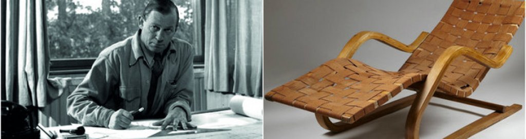 Алвар Аалто

Финландският архитект и дизайнер на мебели Хуго Алвар Хенрик Аалто (Hugo Alvar Henrik Aalto) е роден през 1898-та. Той е наричан "баща на модернизма". Работи във Финландия, Швеция,САЩ. Рботите му изразяват началата на функционализма и организационната архитектура, но включват и елементи от националните традиции.

На снимката: Модел на лежанка No24 (Lounge Chair No 24)