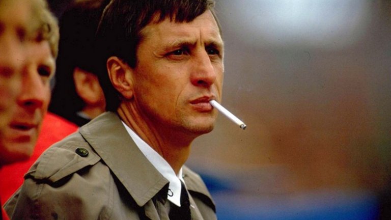 Кройф прекарва с цигара в устата повече от половината си живота, а това се оказва твърде много...