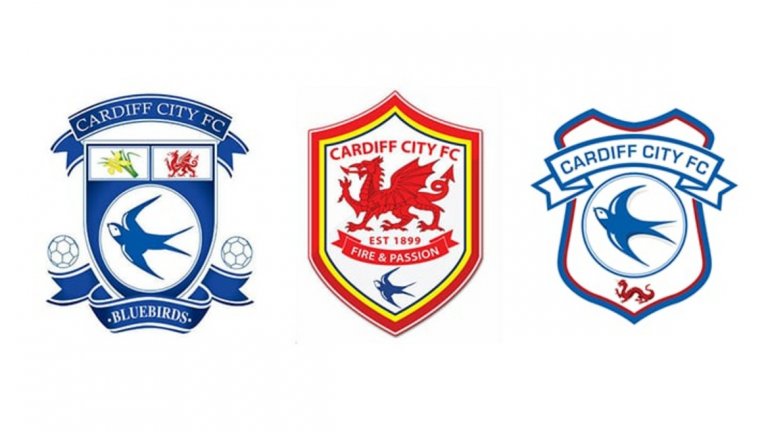 Една от прищевките на Винсънт Тан, когато взе Кардиф, бе емблемата да премина от синьо към червено. След един сезон във Висшата лига уелският тим изпадна, а логото отново бе променено.