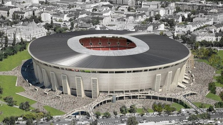 "Ференц Пушкаш", Будапеща (Унгария)
Новото бижу на унгарския футбол ще отвори врати през следващата година. Стадионът ще погълне солидните 600 милиона евро.