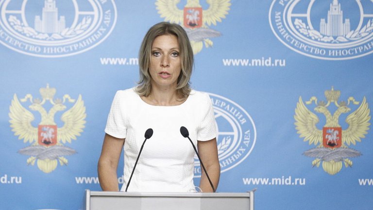 Според говорителя на руското МВнР Мария Захарова не става дума за военнослужещи.