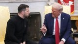 Това застрашавало мирните преговори (на снимката: момент от срещата на двамата президенти в Белия дом на 28 февруари 2025 г.)