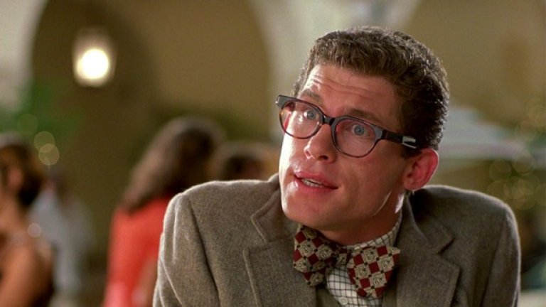 Лий Евънс в "Ах, тази Мери" (There's Something About Mary, 1998)
Роденият в Бристол комик се превръща в американско момче, разносвач на пица в комедията от 1998-а Ах тази Мери.