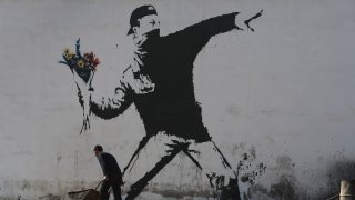 Banksy банкси, графити
