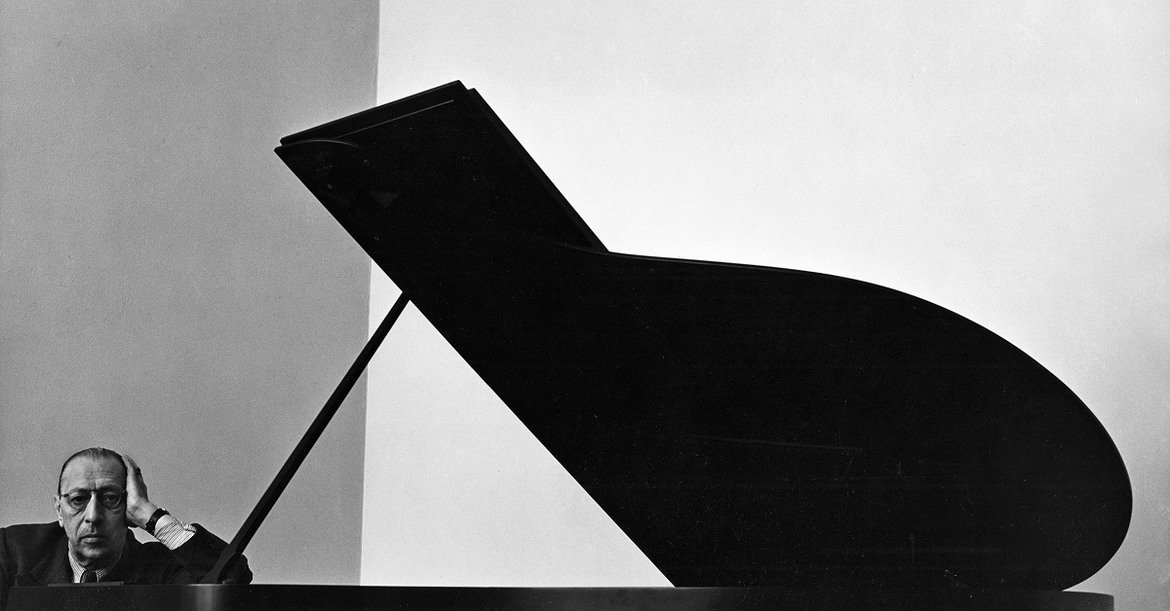 Арнолд Нюман © Игор Стравински, Ню Йорк, 1946