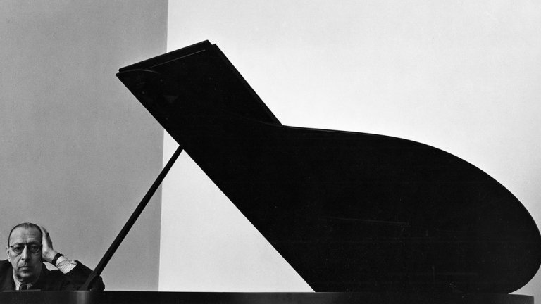 Арнолд Нюман © Игор Стравински, Ню Йорк, 1946