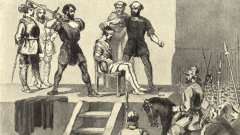 Палачи като Франц Шмит е имало из цяла Европа. Горната илюстрация показва екзекуцията на испанския мореплавател и конкистадор Васко Нунес де Балбоа