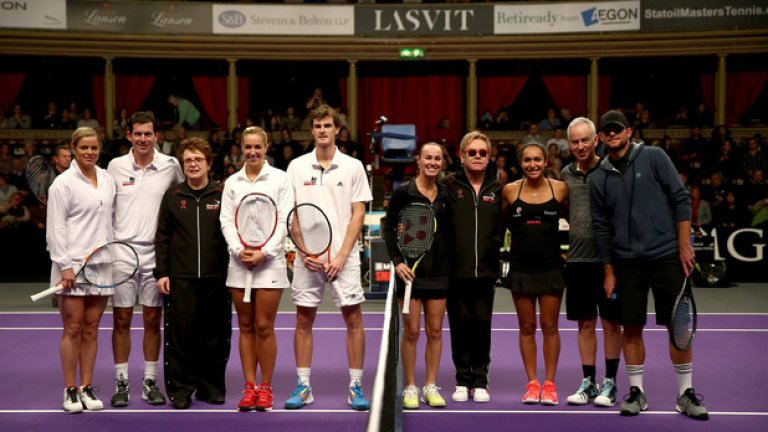 Тенис в Роял Албърт Хол в Лондон Последният турнир за годната от схемата на ATP се провежда в Лондон.