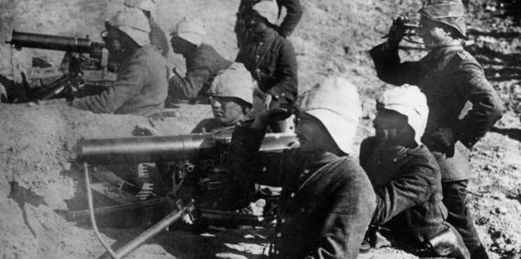 Türkei, Dardanellen, MG-Stellung