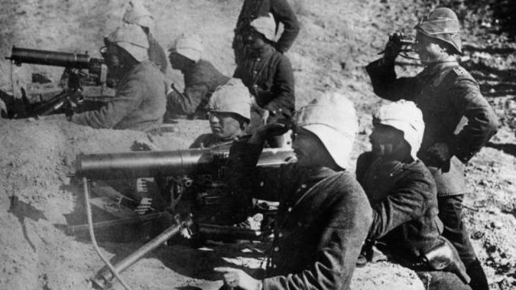 Türkei, Dardanellen, MG-Stellung