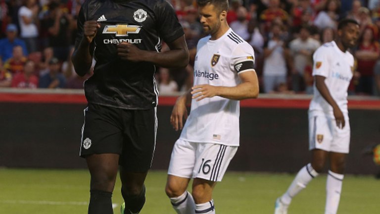 Ромелу Лукаку вкара дебютния си гол за Юнайтед