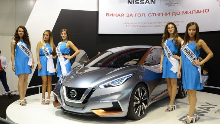 Nissan Sway е единственият концептуален модел на изложението в София