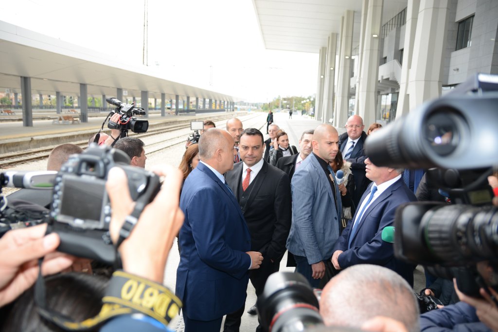 Тя беше открита от столичния кмет Йорданка Фандъкова, премиера Бойко Борисов и министъра на транспорта Ивайло Московски
