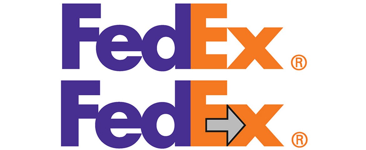 Логото на FedEx, 1994 г. 
Дизайнер: Линдън Лийдър

През 1994 г. графичният дизайнер Линдън Лийдър получава поръчка за изработката на ново лого за логистичната компания Federal Express. За целите на проекта решава да експериментира с два от любимите си шрифтове - Futura Bold и Univers 67. След като съкращава двете думи от името на компанията до FedEx, изведнъж обръща внимание, че в логото се появява стрела. Логото на FedEx е една от най-успешните случайности в историята на графичния дизайн. Едва ли някога ще бъде заменено, но със сигурност няма да бъде подобрено.