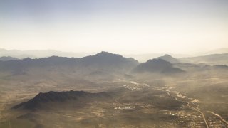 Road way to outside of Kabul Afghanistan