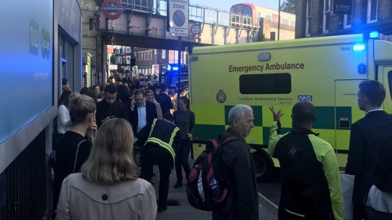 22 ранени при взрива в метрото в Лондон