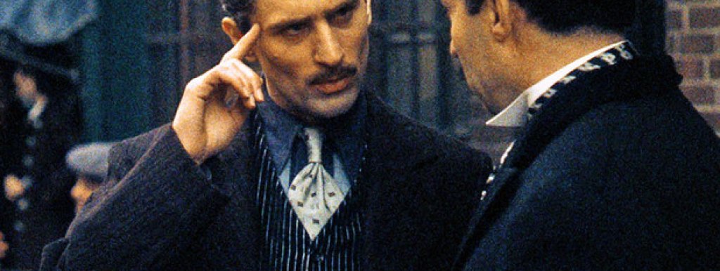 "Кръстникът II", 1974 (Тhe Godfather II)
Копола определено е в центъра на вниманието през далечната 1974-та. Освен с "Разговорът", той получава вниманието на критиката и с дългоочакваното продължение на "Кръстникът". Втората част на мафиотската сага отбелязва значителен комерсиален успех и е харесана много от критиката. 
Според мнозина, втората част е дори още по-смело заснета от първата. Особено възторжено е посрещнато представянето на паралелните драми на героя на Пачино - Майкъл и на баща му - дон Вито, изигран от Робърт де Ниро. Филмът има амбиционзна и определено въздействаща структура, която разглежда цикличността в живота. 
Блестящата работа на Копола е оценена с "Оскар"за най-добър филм и за най-добър режисьор.