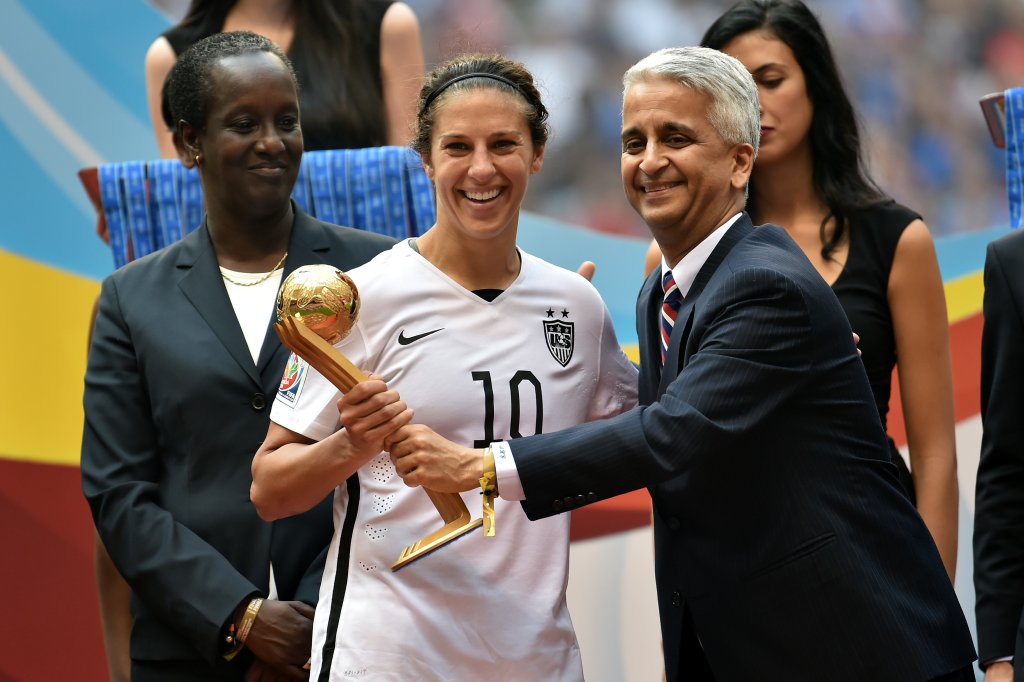 #FIFAWWC – Световното първенство по футбол за жени през 2015-а и победата на САЩ на финала бяха сред спортните събития на годината.