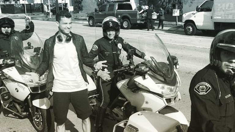 "Police escorts, everybody passports."