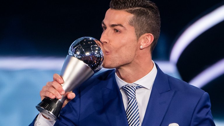 Миналите две години Роналдо прибра наградата за най-добър играч на ФИФА, но този път остана втори