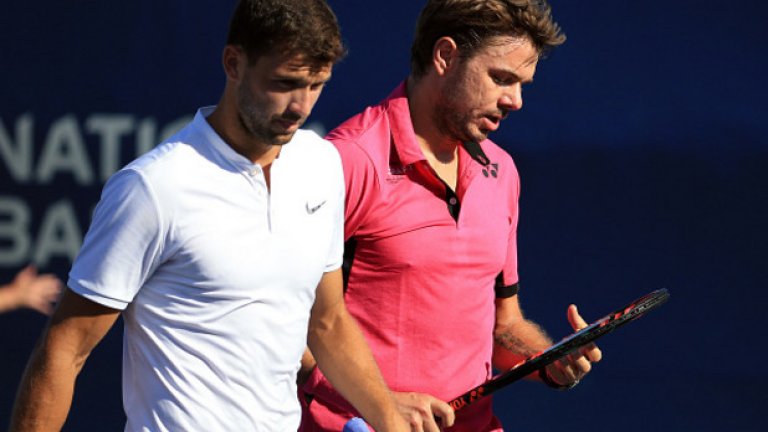 Експертите на двойки Макс Мирни и Трет Хюи отстраниха Димитров и Вавринка в три сета